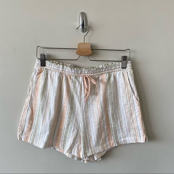 Z Supply -Mila Stripe Cotton Shorts (Small) - Picture 2 of 7